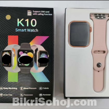 সিম মেমরি সাপোর্টেড স্মার্টওয়াচ K10 Smartwatch